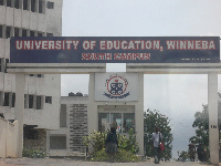 File photo: Entrance of University of Education, Winneba (UEW)