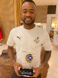 Black Stars striker, Jordan Ayew was adjudged best male foreign footballer for 2019