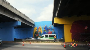 Screengrab of the painting at the site