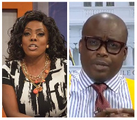 TV hosts Nana Aba Anamoah and Paul Adom-Otchere