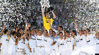 Real Madrid ayayin da suka yi nasara a La Ligan shekara 2012