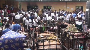 Fire Outbreak At Kalpohini Senior High School