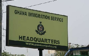 Ghana Immigration Service Signpost