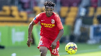 Ghanaian forward Isaac Atanga