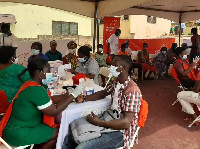 Vodafone Ghana screens over 500 people in Koforidua