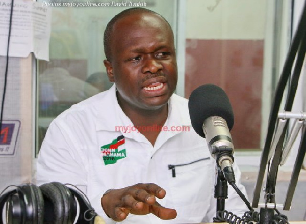 Dr. Omane Boamah, Communications Minister during the Mahama regime