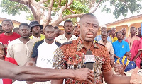 Spokesperson for the demonstrators, Abubakari Jamaldeen