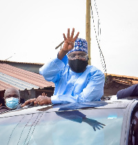 Dr Bawumia was in Ashaiman for Islamic Friday congregational prayers yesterday