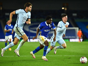 Tariq Lamptey was in action for Brighton as they suffered a 3-1 defeat to Chelsea