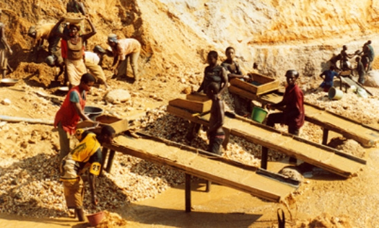 File photo: Some local galamsey operators