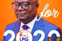 Percival Kofi Akpaloo, the Flagbearer of the Liberal Party of Ghana (LPG)