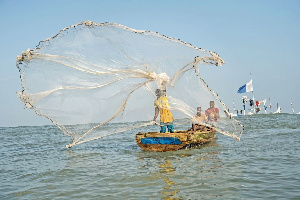 Four Kenyan children held in Uganda for engaging in illegal fishing on the lake Victoria