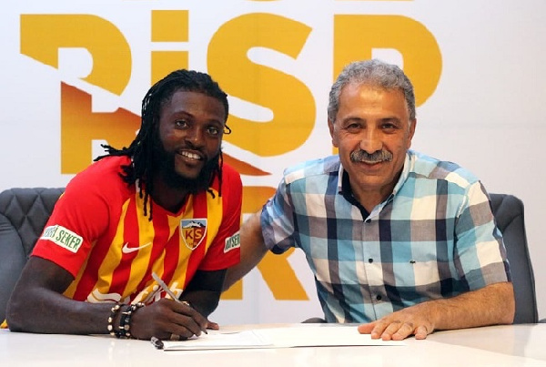 Emmanuel Adebayor joins Kayserispor