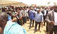 The President launched the flagship agric programme in Goaso