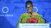 Monica Geingos married President Hage Geingob in 2015Image