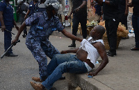 File photo: Police assault