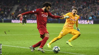 Salah scored a right-footed goal from outside the box for the first time since moving to Europe