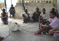 File photo: Some mentally challenged persons chained