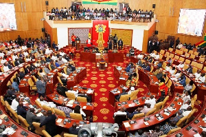 A photo of Ghana's Parliament House