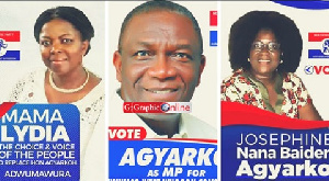 Late Emmanuel Kyeremanteng Agyarko and two wives