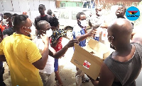 Some vulnerable people receiving free food