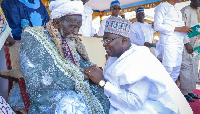 Vice President Dr. Mahamudu Bawumia with Chief Imam