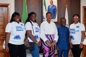 Daniel Osei Tuffuor with Sierra Leone First Lady, others