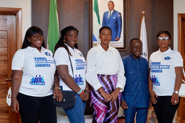 Daniel Osei Tuffuor with Sierra Leone First Lady, others