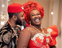 Warri Pikin with her husband, Ikechukwu