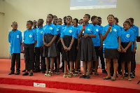 Performance by some children as part of the anniversary celebration