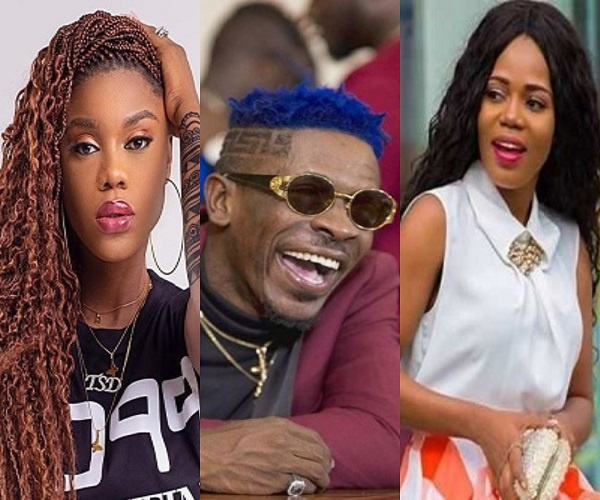 Ghanaian musicians Becca, Shatta Wale and Mzbel