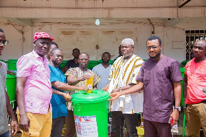 Dr Anyars donated PPES to Tamale residents