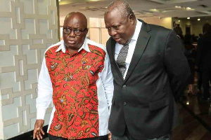 President Akufo-Addo and Martin Amidu