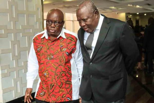 President Akufo-Addo and Martin Amidu