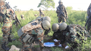 File photo: Some personnel of the Ghana Arm Forces