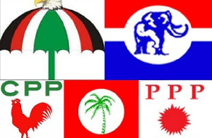 Ghana Political Party Flags