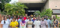 Particitants at NPA's media engagement at Cape Coast