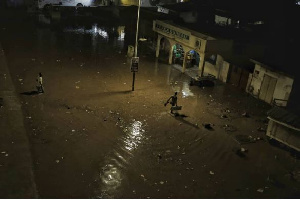 File photo: Flooding at Kwame Nkrumah Circle Interchange