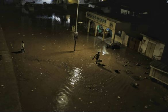 File photo: Flooding at Kwame Nkrumah Circle Interchange