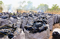 File photo of bagged charcoal