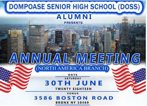 This year's meeting will be held on June 30, 2018