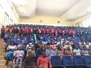 Congregants at the 20th congregation of Ho Technical University