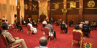 The political leaders met the President at the Jubilee House