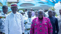 Former President John Agyekum Kufuor with President Akufo-Addo