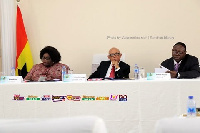 Justice Emile Short,  Prof. Henrietta Bonsu and Patrick Acheampong make up the Commission