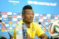 Striker Asamoah Gyan