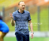 Hearts of Oak coach Frank Nuttall