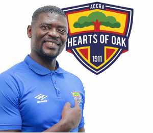 Hearts of Oak coach Samuel Boadu