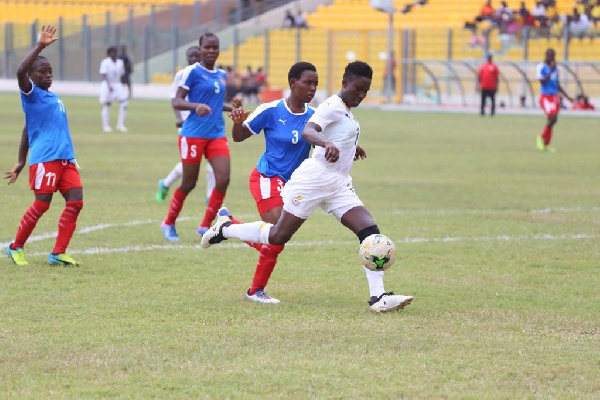 Black Maidens game at the Accra Sports Stadium