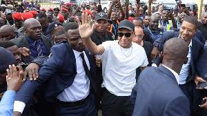 Paris Saint Germain superstar Kylian Mbappe arrives in Cameroon